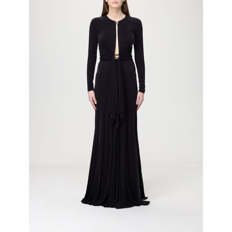 Elisabetta Franchi Women Long Cupro Dress Elisabetta Franchi